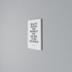BEAUTY REDEFINED Quadro em tela vertical