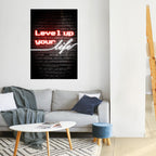 IGNITE YOUR ASPIRATIONS Peel and Stick Vertical Poster