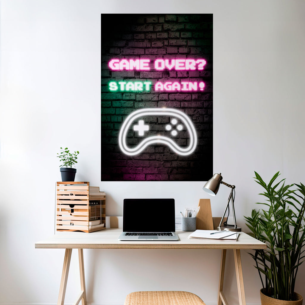 RESPAWN YOUR ADVENTURE Peel and Stick Vertical Poster
