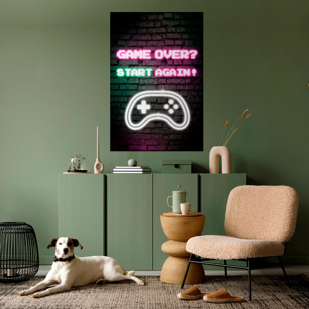 RESPAWN YOUR ADVENTURE Peel and Stick Vertical Poster