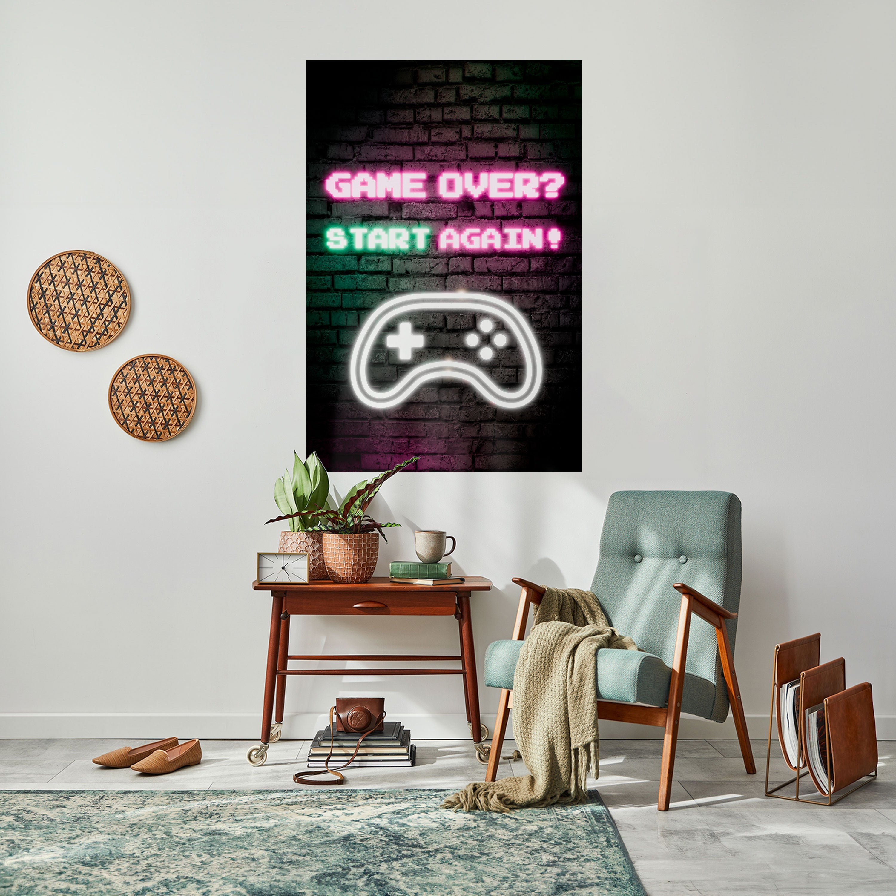RESPAWN YOUR ADVENTURE Poster Vertical Autocolante