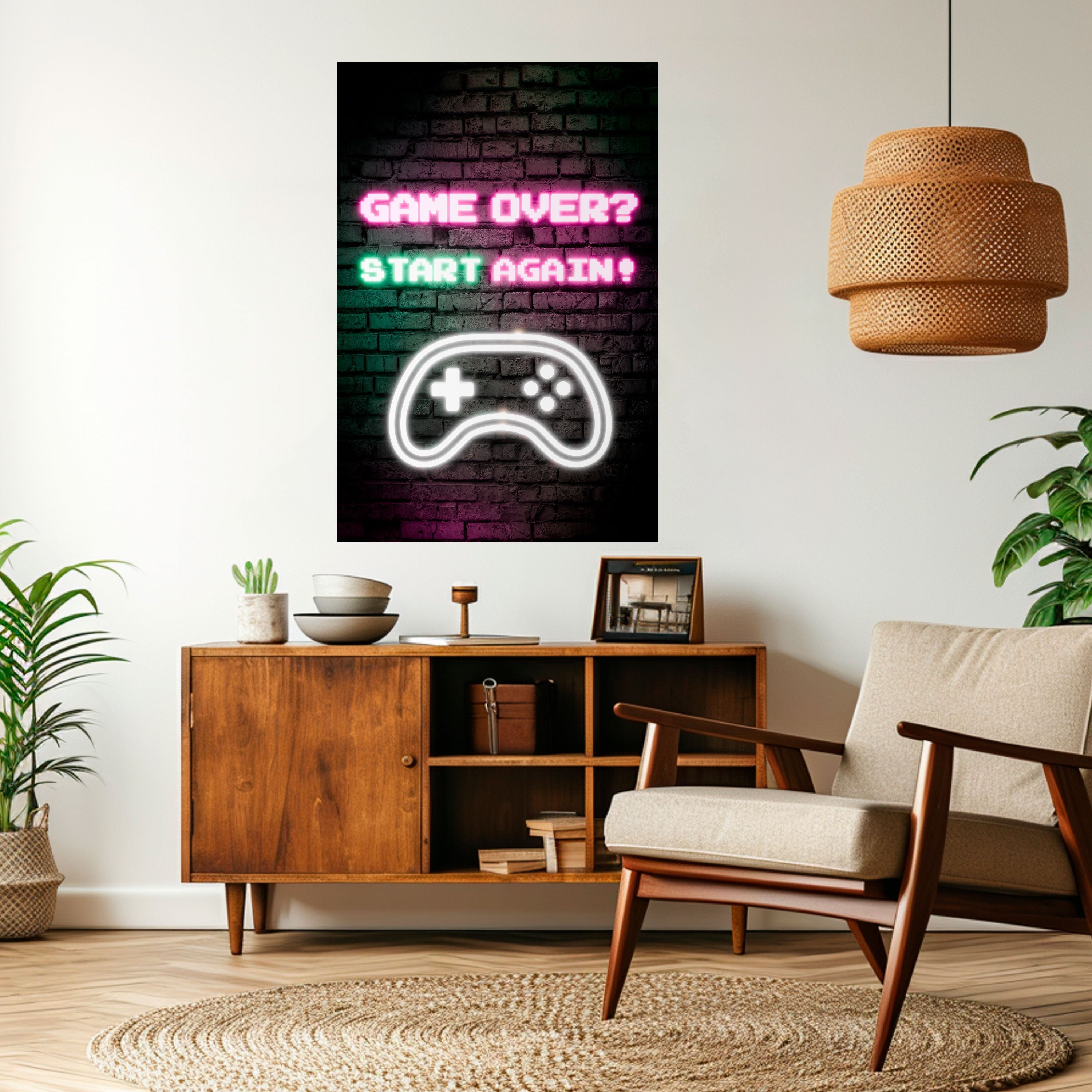 RESPAWN YOUR ADVENTURE Poster Vertical Autocolante