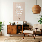 MOVE FORWARD BRAVELY Poster Vertical Autocolante