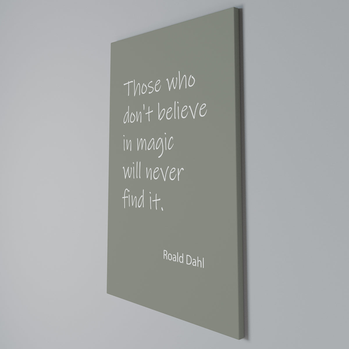 MAGIC OF BELIEF Quadro em tela vertical
