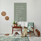 MAGIC OF BELIEF Peel and Stick Vertical Poster