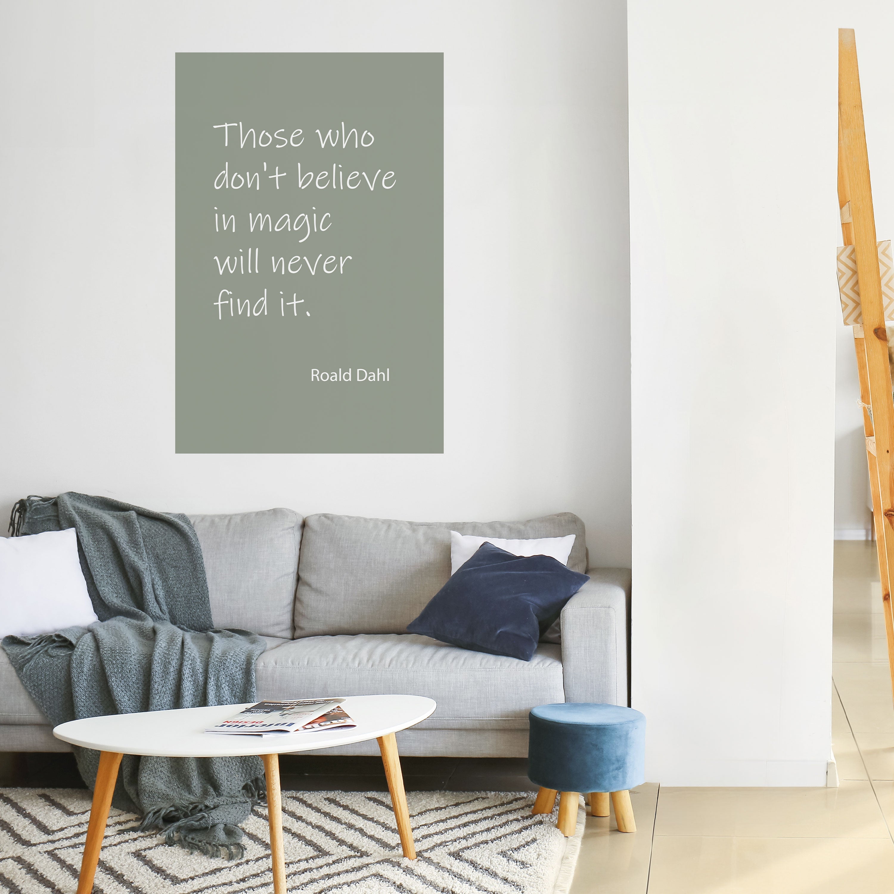 MAGIC OF BELIEF Peel and Stick Vertical Poster