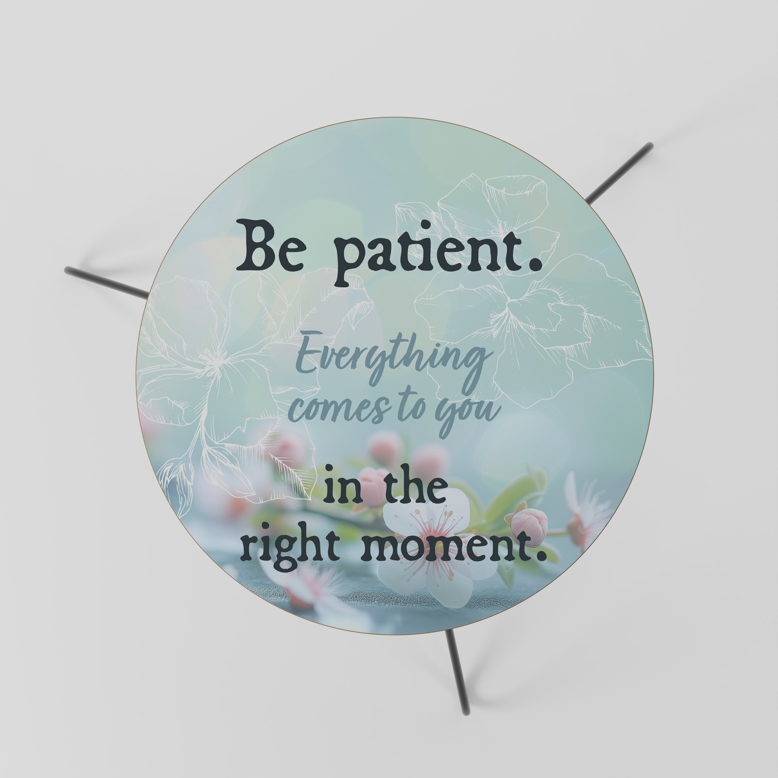 PATIENCE IN BLOOM Mesa de Centro 60