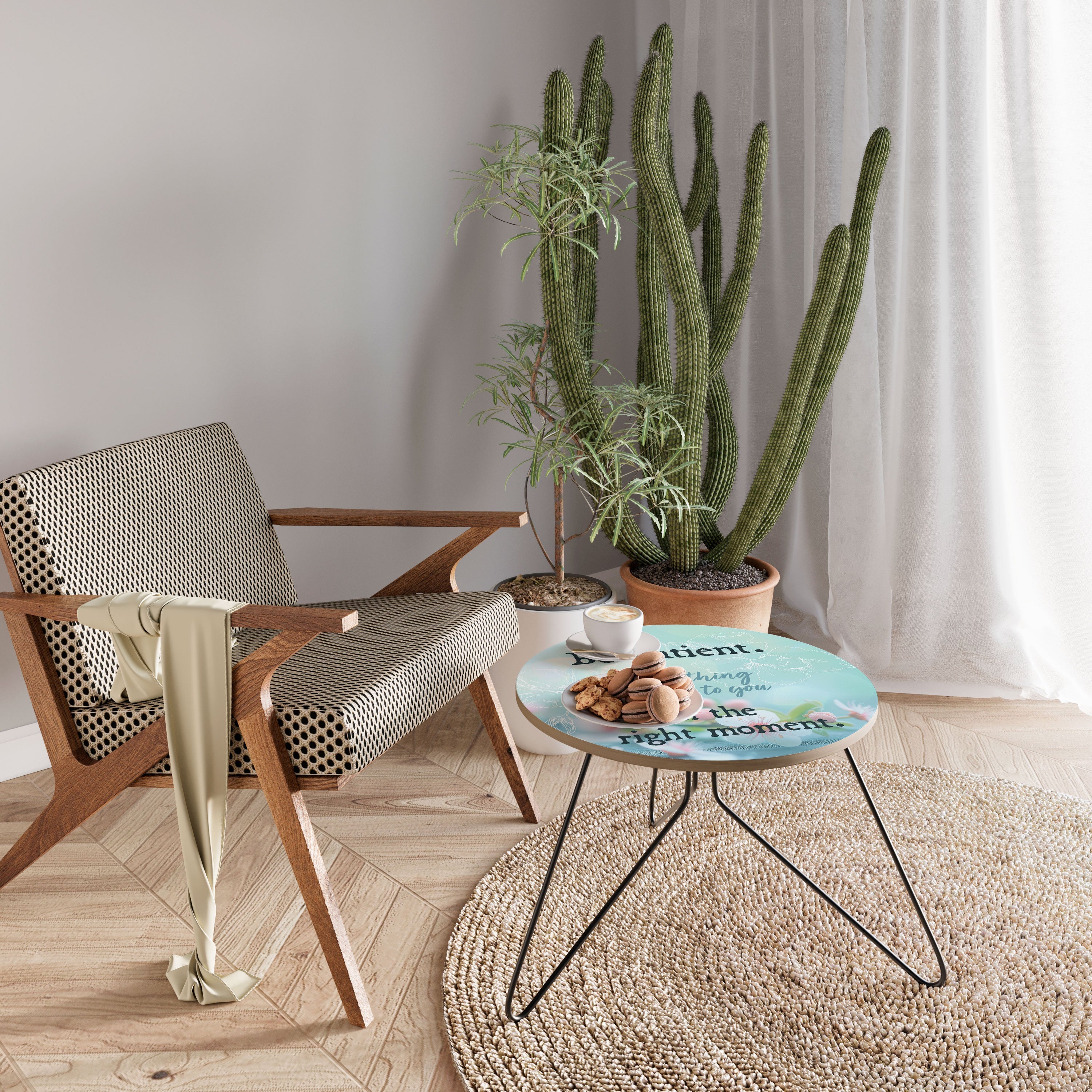 PATIENCE IN BLOOM Mesa de Centro 60