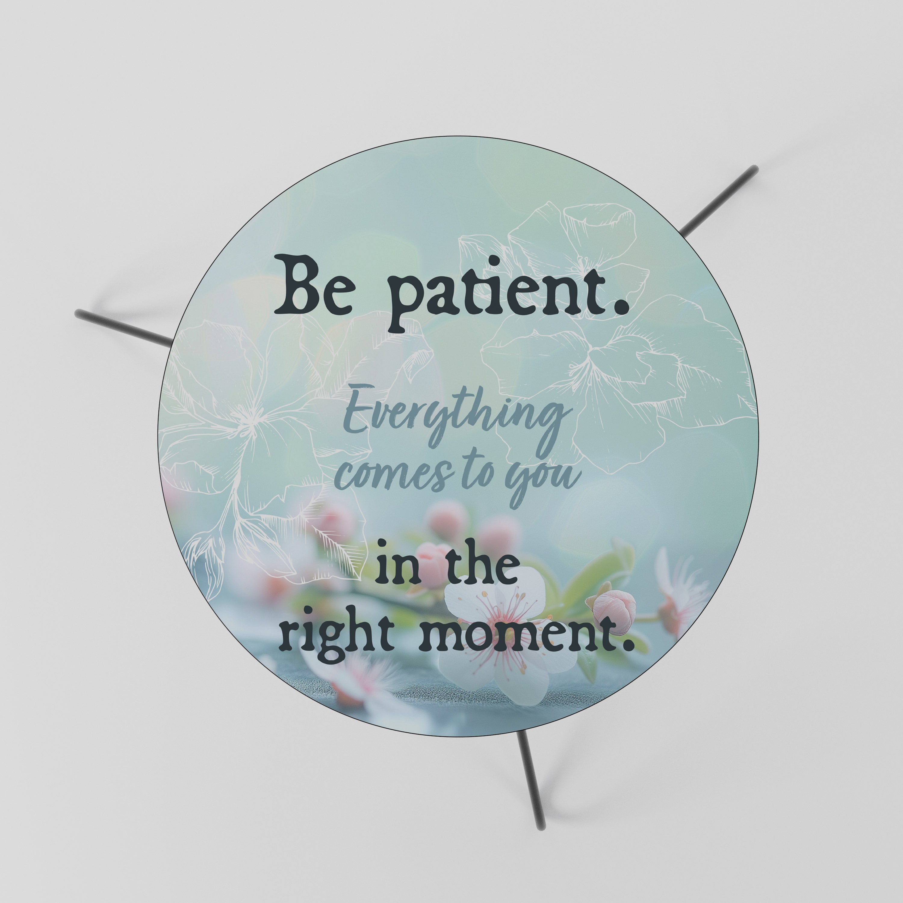 PATIENCE IN BLOOM Mesa de Centro 60