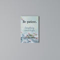 PATIENCE IN BLOOM Quadro em tela vertical