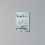 PATIENCE IN BLOOM Quadro em tela vertical
