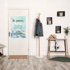 PATIENCE IN BLOOM Peel and Stick Vertical Poster