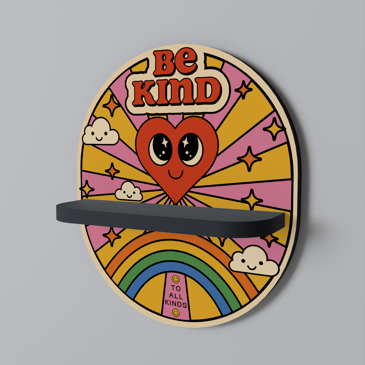 BE KIND Prateleira Artística