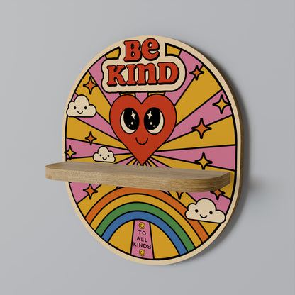 BE KIND Prateleira Artística
