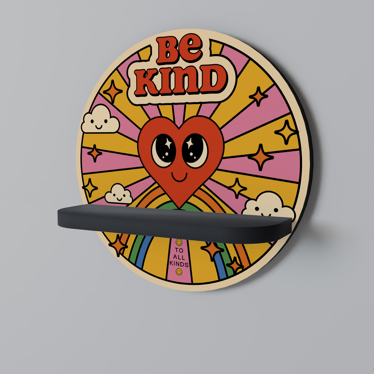 BE KIND Prateleira Artística