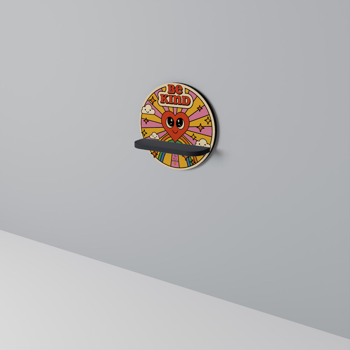 BE KIND Prateleira Artística