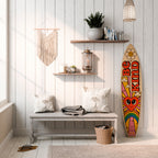 BE KIND Painel Decorativo Prancha de Surf