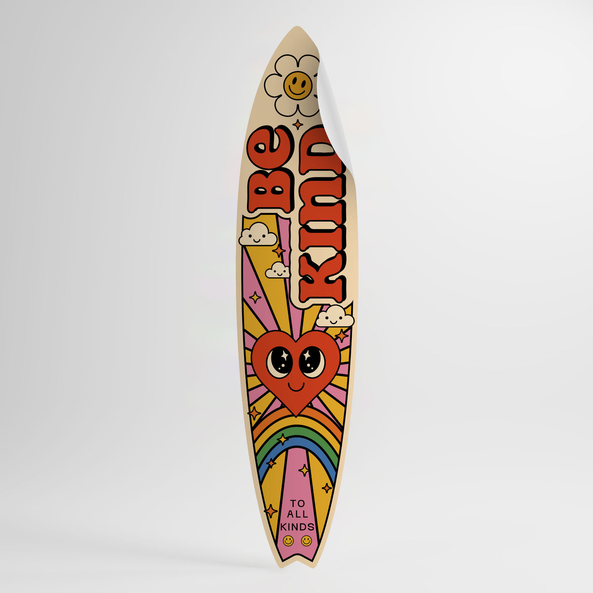 BE KIND Autocolante Prancha de Surf