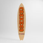 GROOVY VIBES Decorative Plywood Surfboard