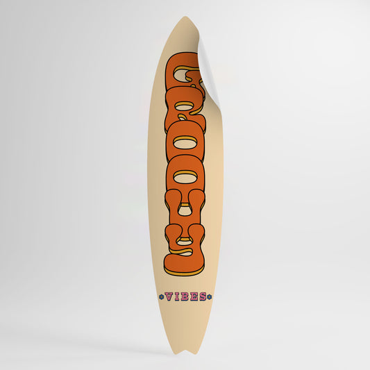 GROOVY VIBES Autocolante Prancha de Surf