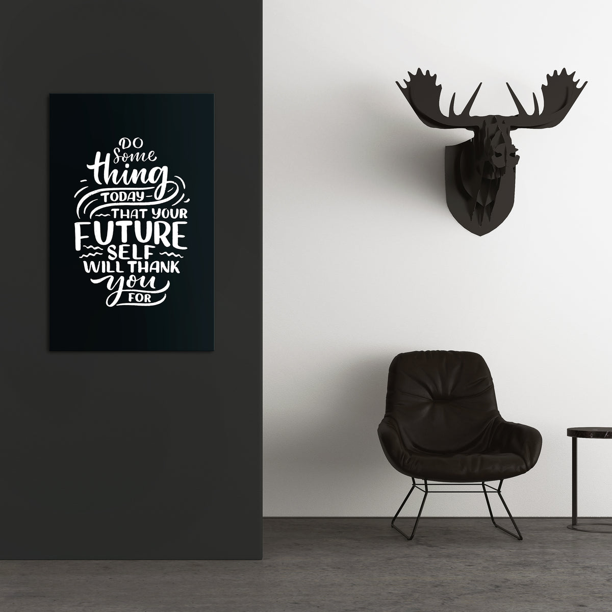DO SOMETHING TODAY Vertical Canvas Print