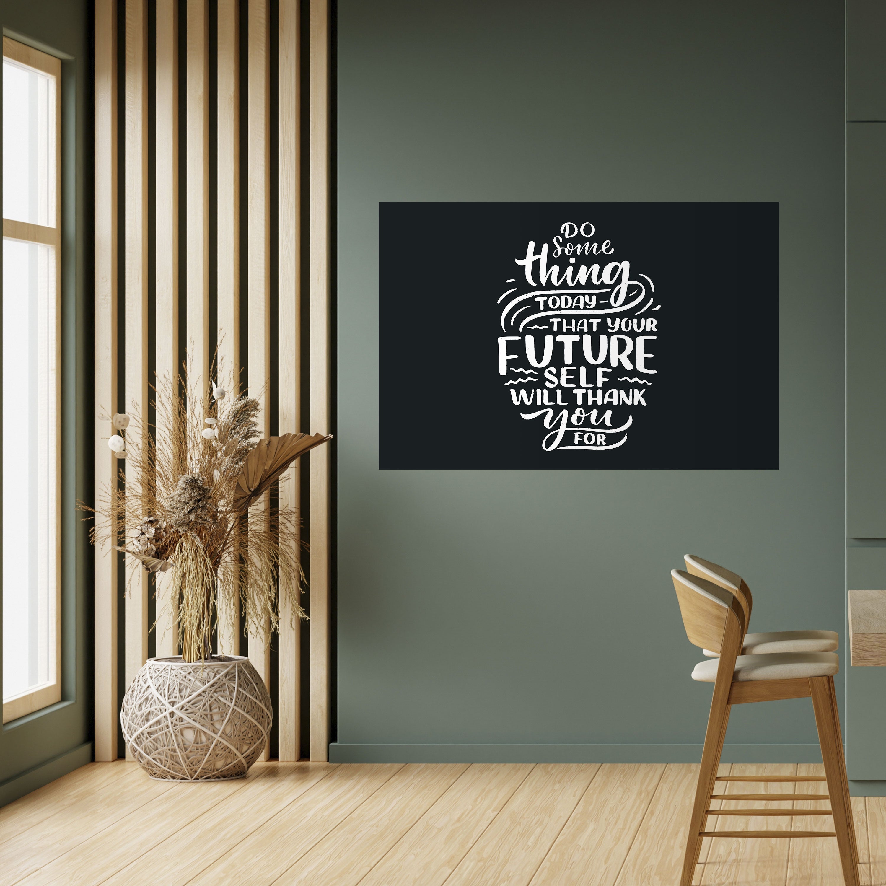 DO SOMETHING TODAY Peel and Stick Horizontal Poster