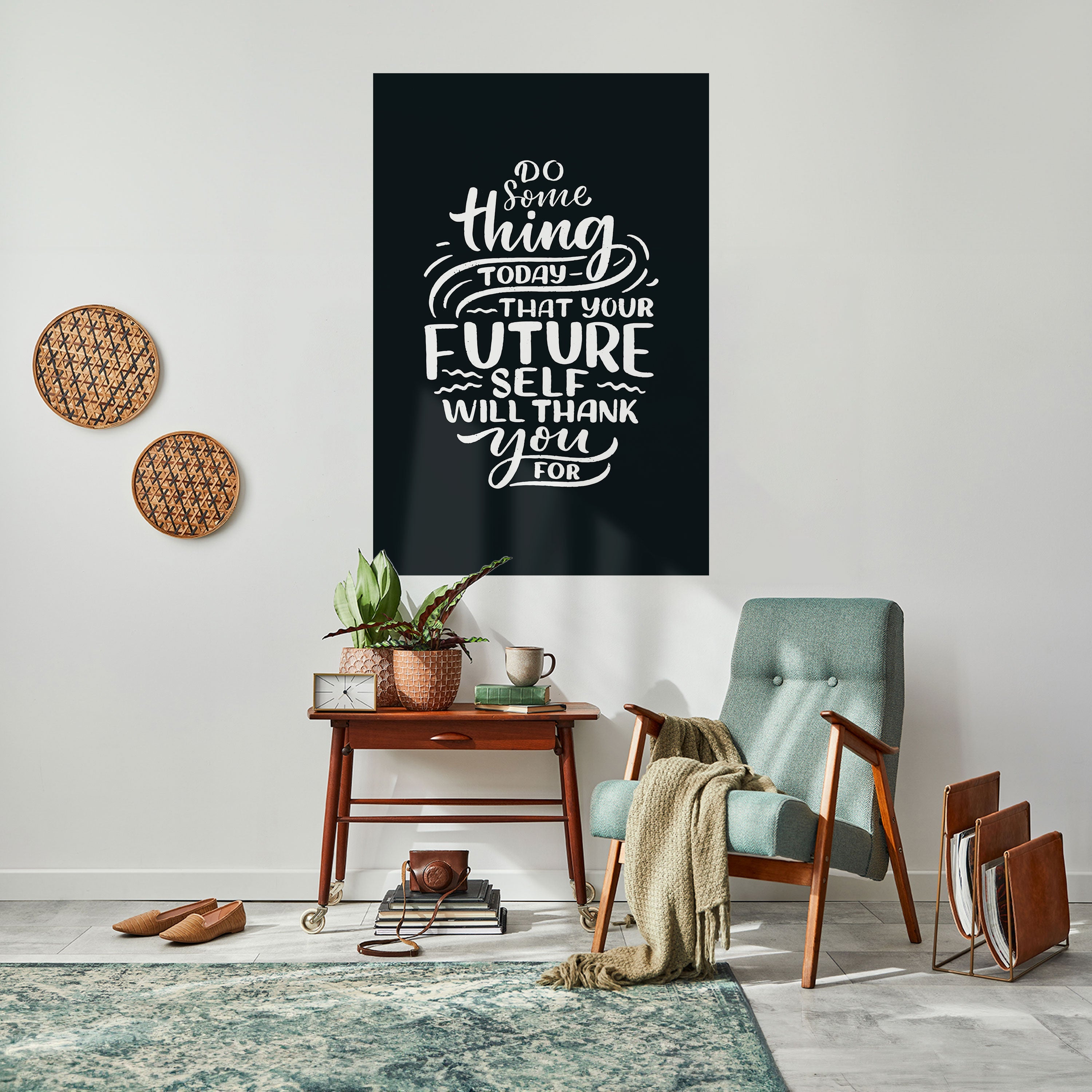 DO SOMETHING TODAY Poster Vertical Autocolante