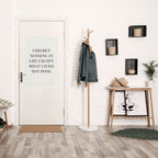 REGRET NOTHING Poster Vertical Autocolante