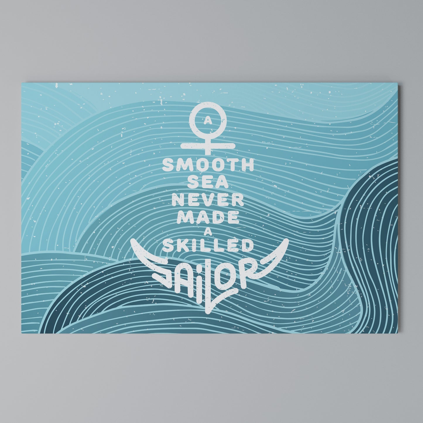 SKILLED SAILOR Horizontal Canvas Print