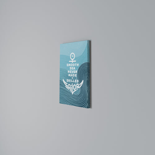 SKILLED SAILOR Quadro em tela vertical