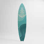 SKILLED SAILOR Decorative Plywood Surfboard