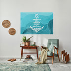 SKILLED SAILOR Peel and Stick Horizontal Poster