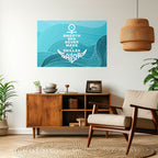 SKILLED SAILOR Peel and Stick Horizontal Poster