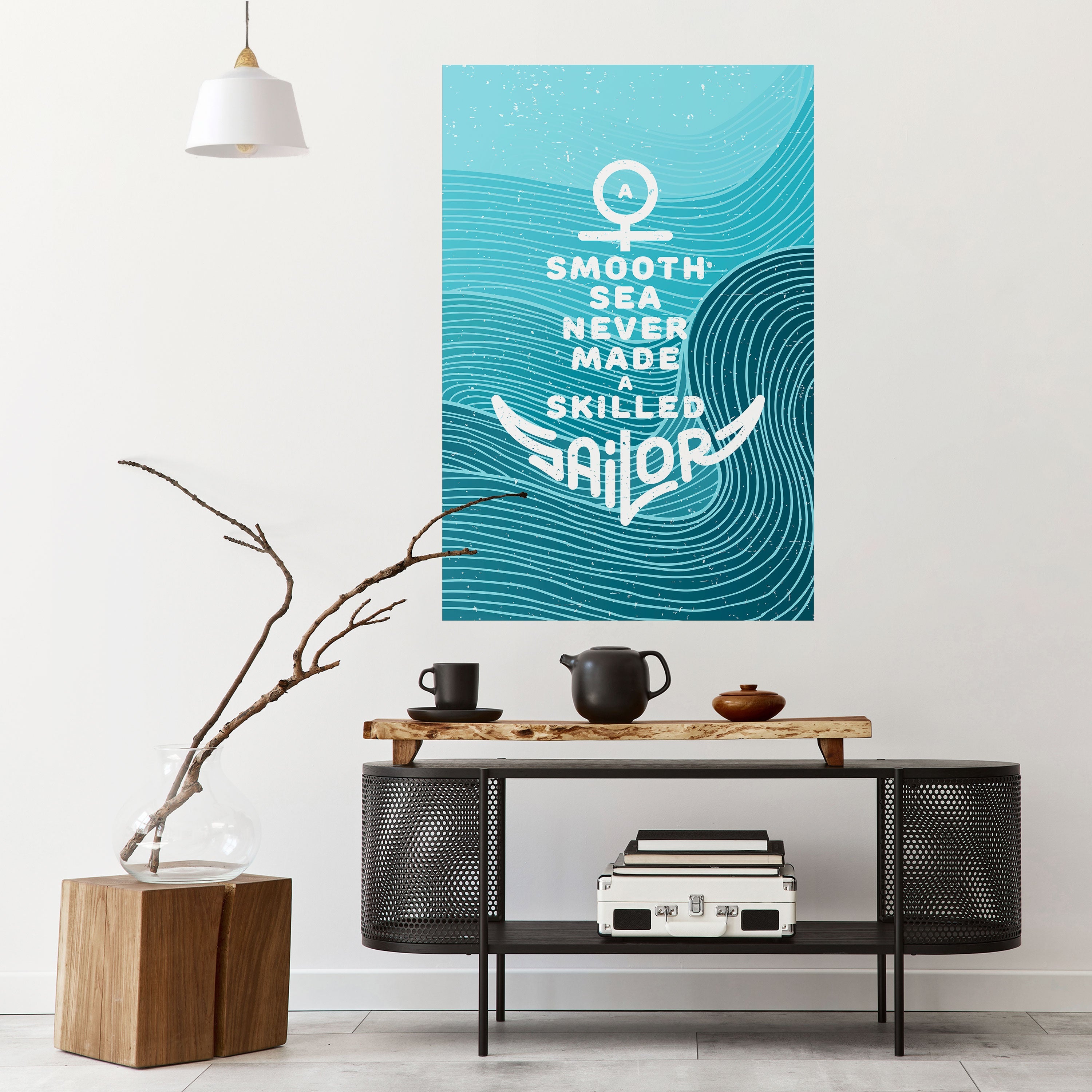 SKILLED SAILOR Poster Vertical Autocolante