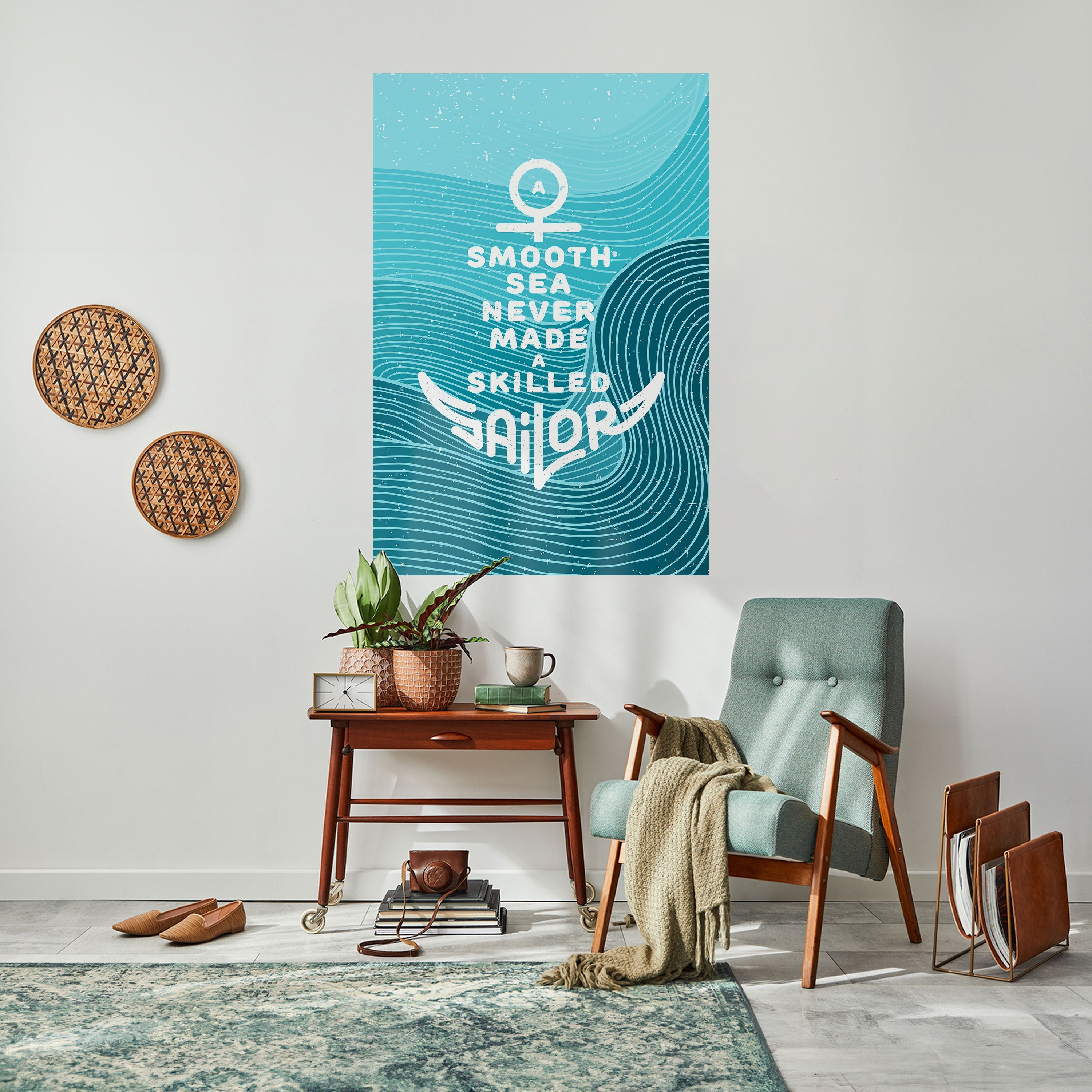 SKILLED SAILOR Poster Vertical Autocolante