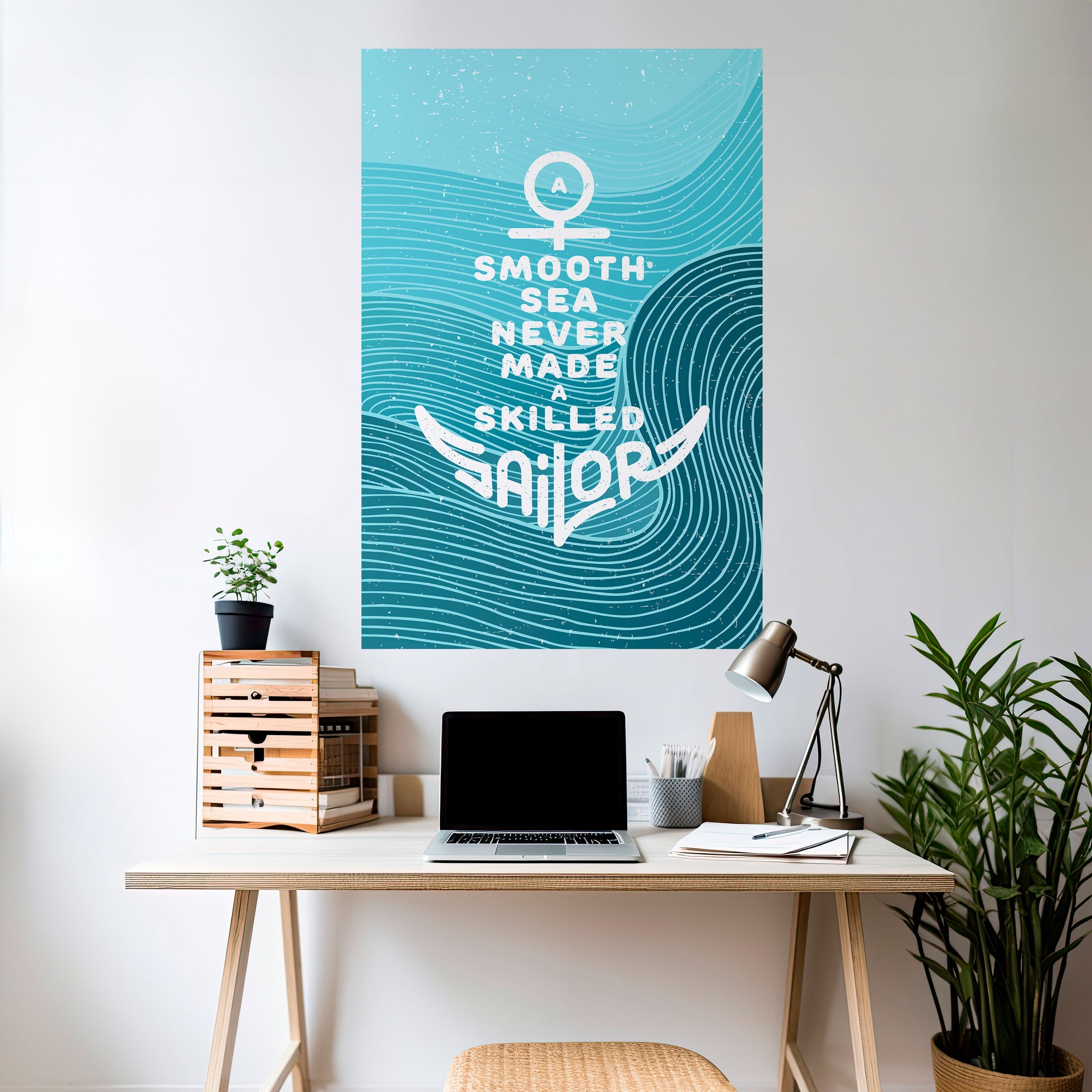SKILLED SAILOR Poster Vertical Autocolante