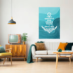 SKILLED SAILOR Poster Vertical Autocolante