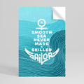 SKILLED SAILOR Poster Vertical Autocolante