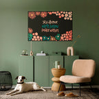 PEACE WITHIN Peel and Stick Horizontal Poster