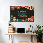 PEACE WITHIN Peel and Stick Horizontal Poster