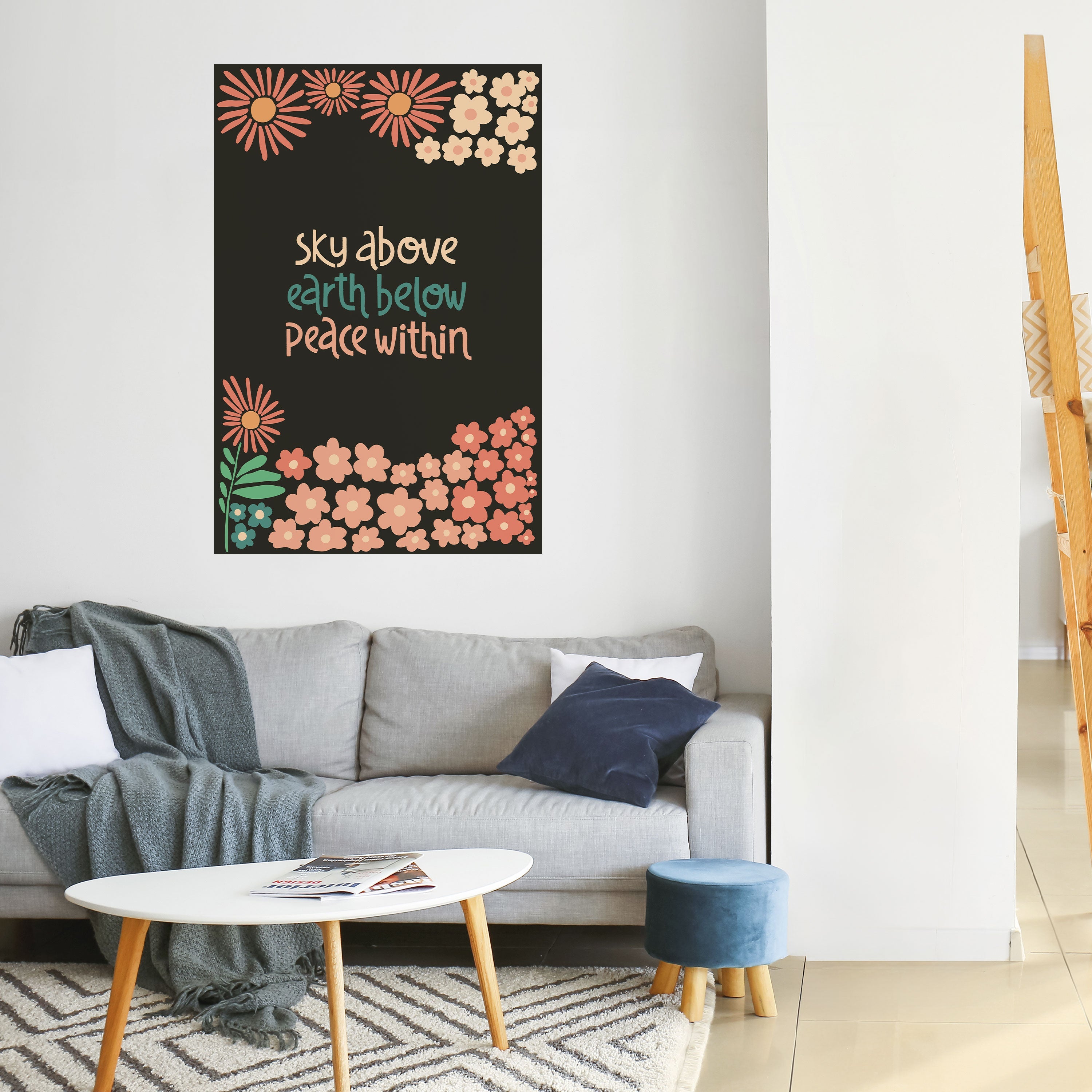 PEACE WITHIN Poster Vertical Autocolante