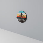 BETTER LIFE Prateleira Oval Decorativa em Acabamento Preto