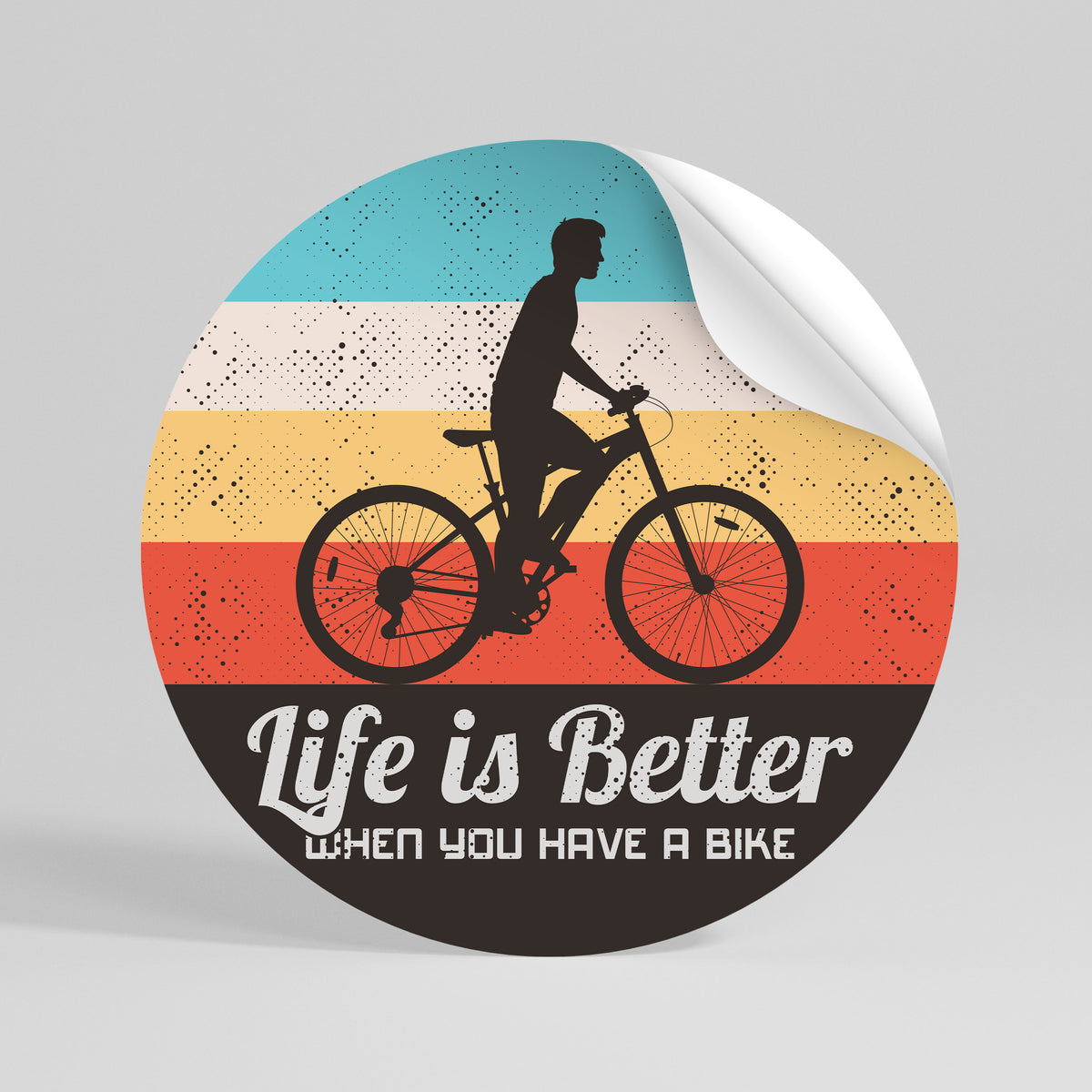 BETTER LIFE Autocolante Redondo Removível