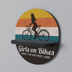 THE HOTTEST LEGS Prateleira Oval Decorativa em Acabamento Preto