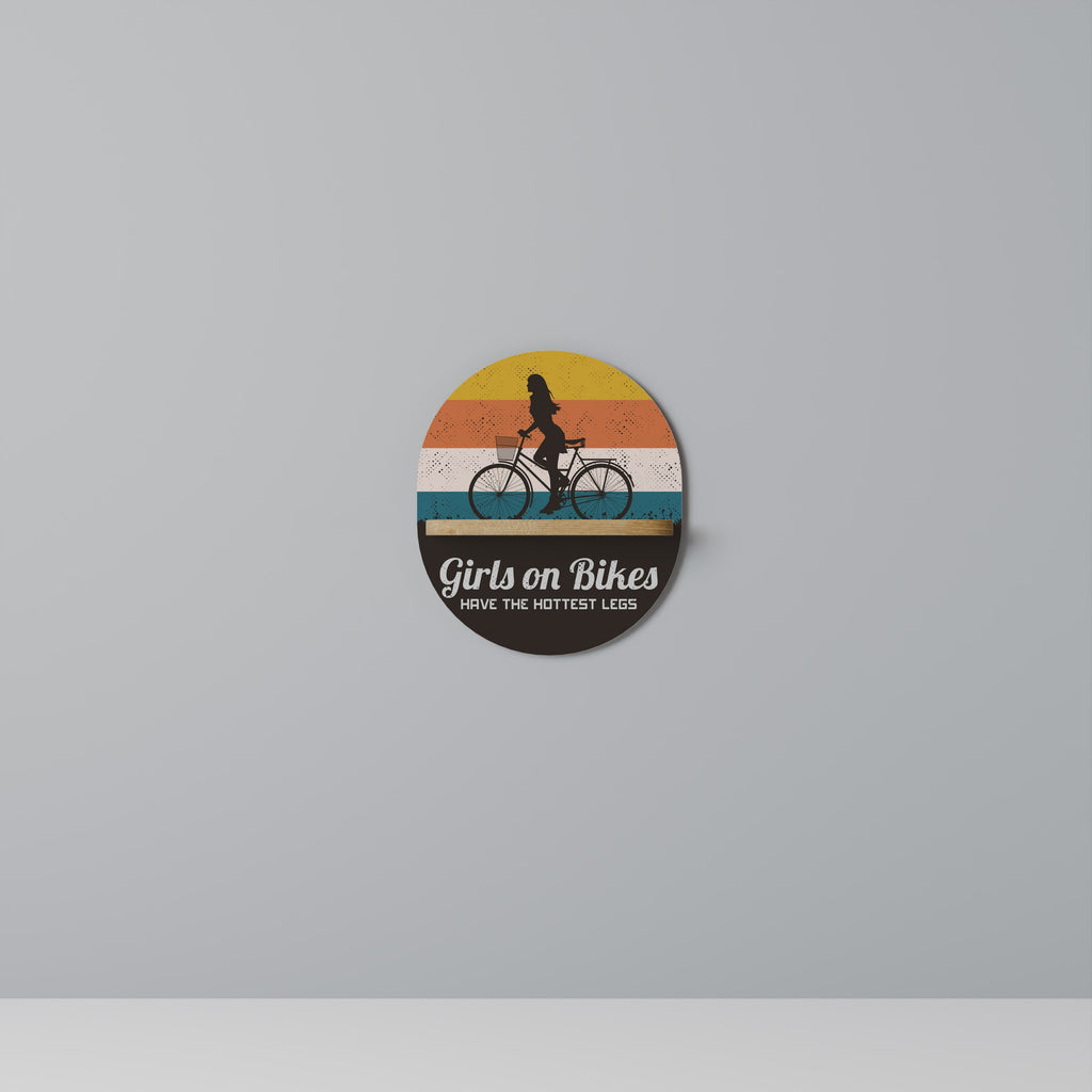 THE HOTTEST LEGS Prateleira Oval Decorativa em Efeito Carvalho