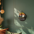 THE HOTTEST LEGS Prateleira Oval Decorativa em Efeito Carvalho