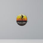 CHOOSE A BIKE Prateleira Oval Decorativa em Acabamento Preto