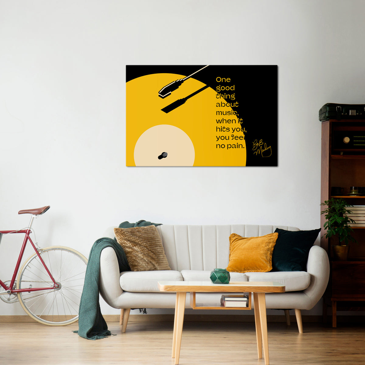 MUSIC - NO PAIN Horizontal Canvas Print