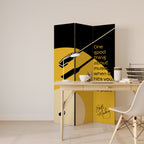 MUSIC - NO PAIN Biombo de 3 Painéis