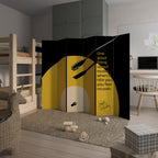 MUSIC - NO PAIN Decorative 6-Panel Room Divider